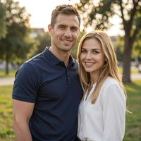 James and Olena - a real couple who met on Beautiful Brides
