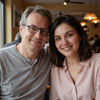 Robert and Natalia - a real couple who met on Beautiful Brides